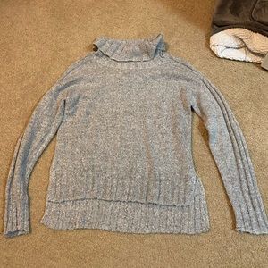 hooked up gray turtleneck sweater